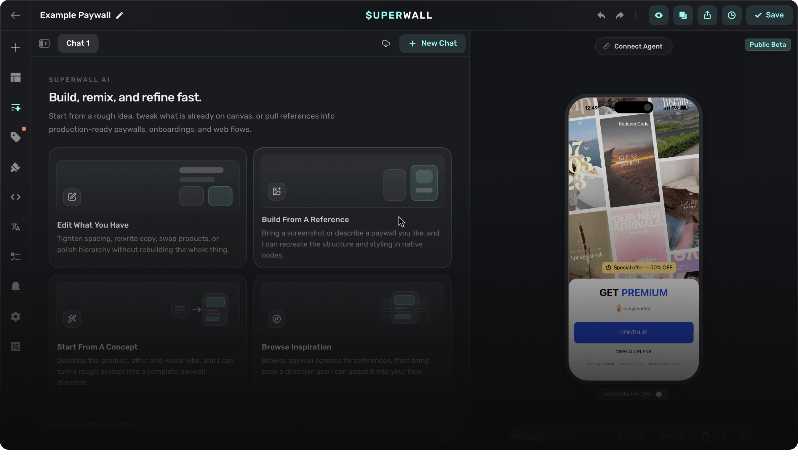 Superwall AI preview