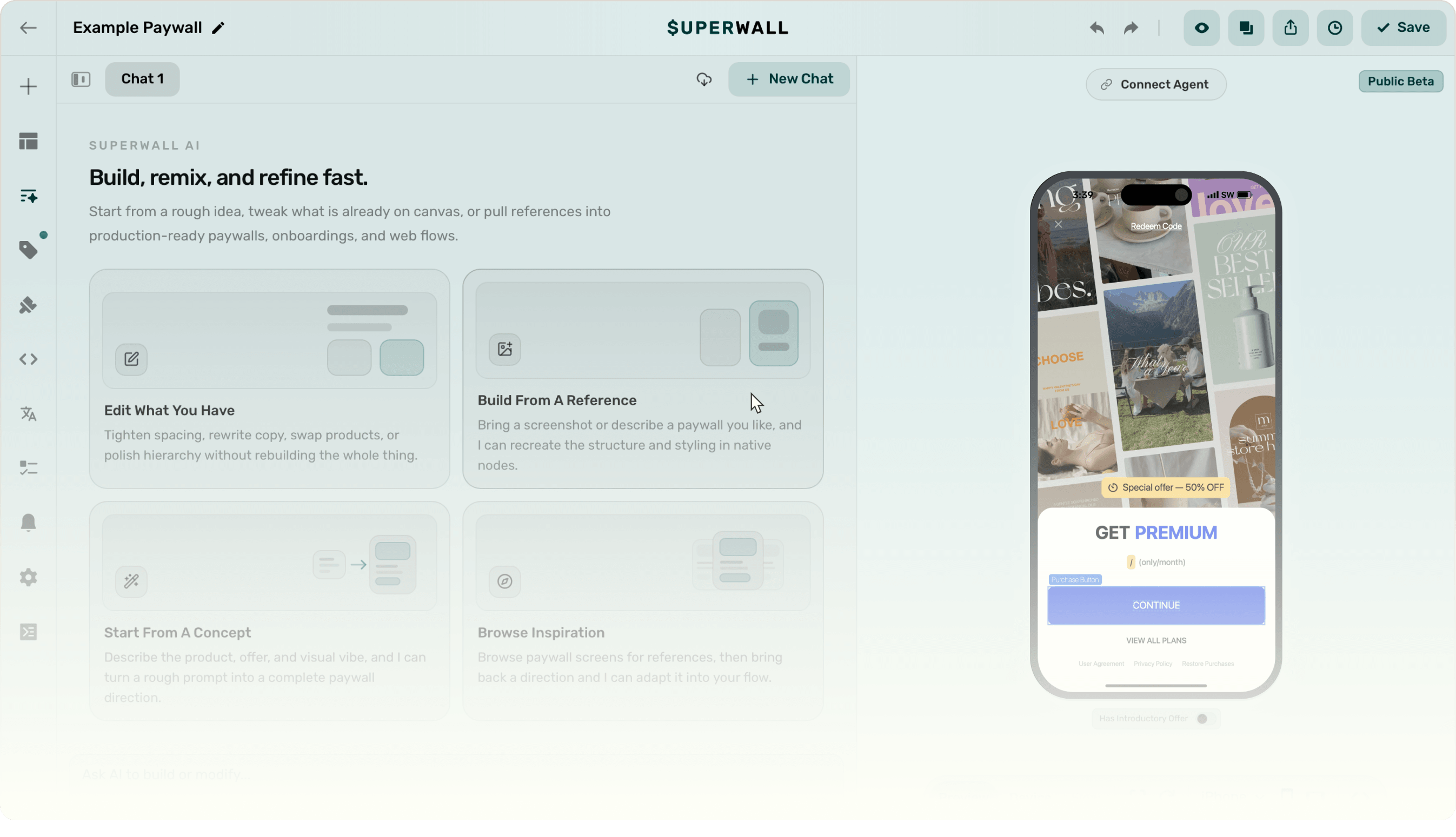 Superwall AI preview