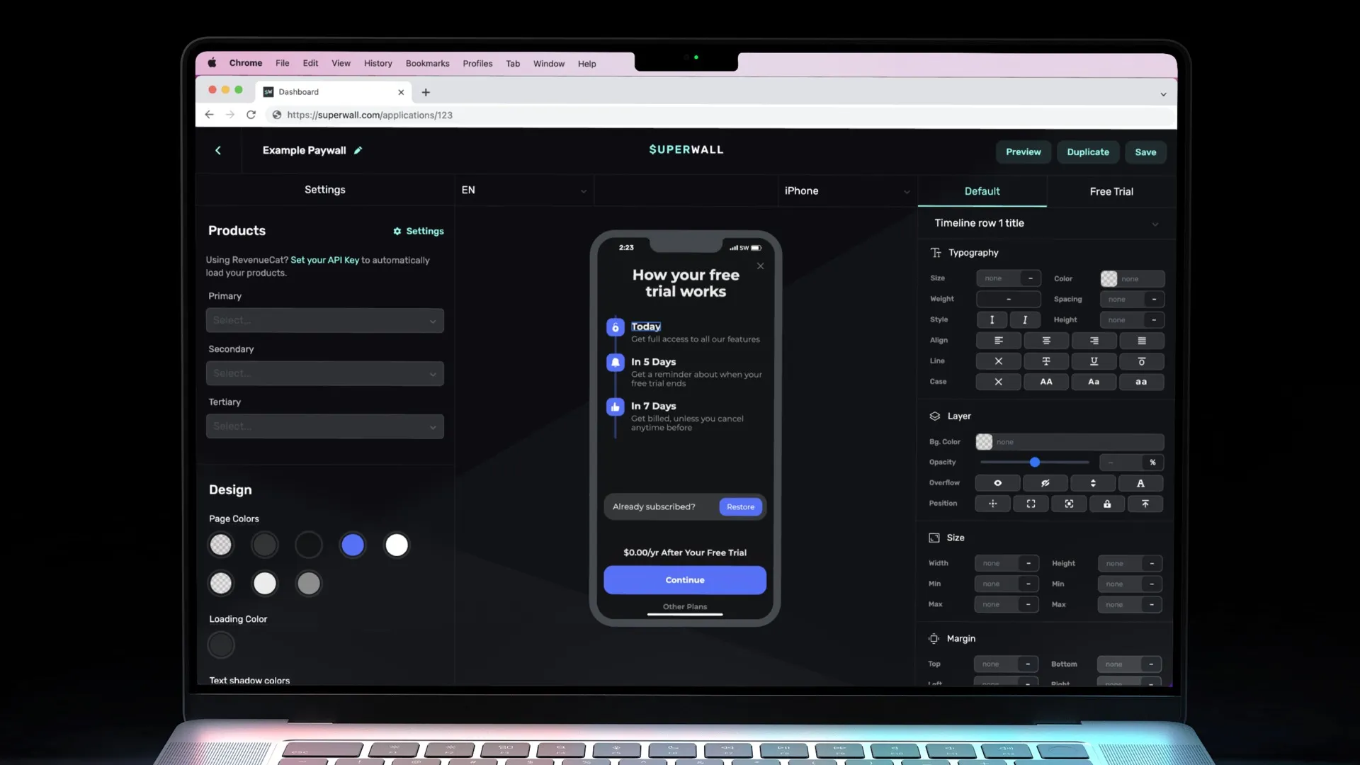 Superwall's new Style Editor
