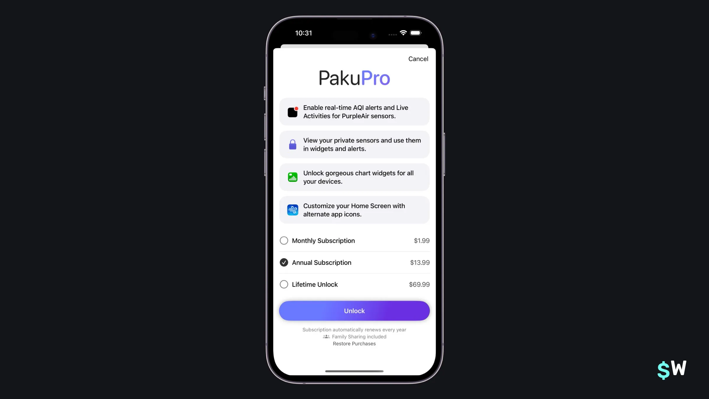 Paku paywall taking a minimal, four-benefit approach