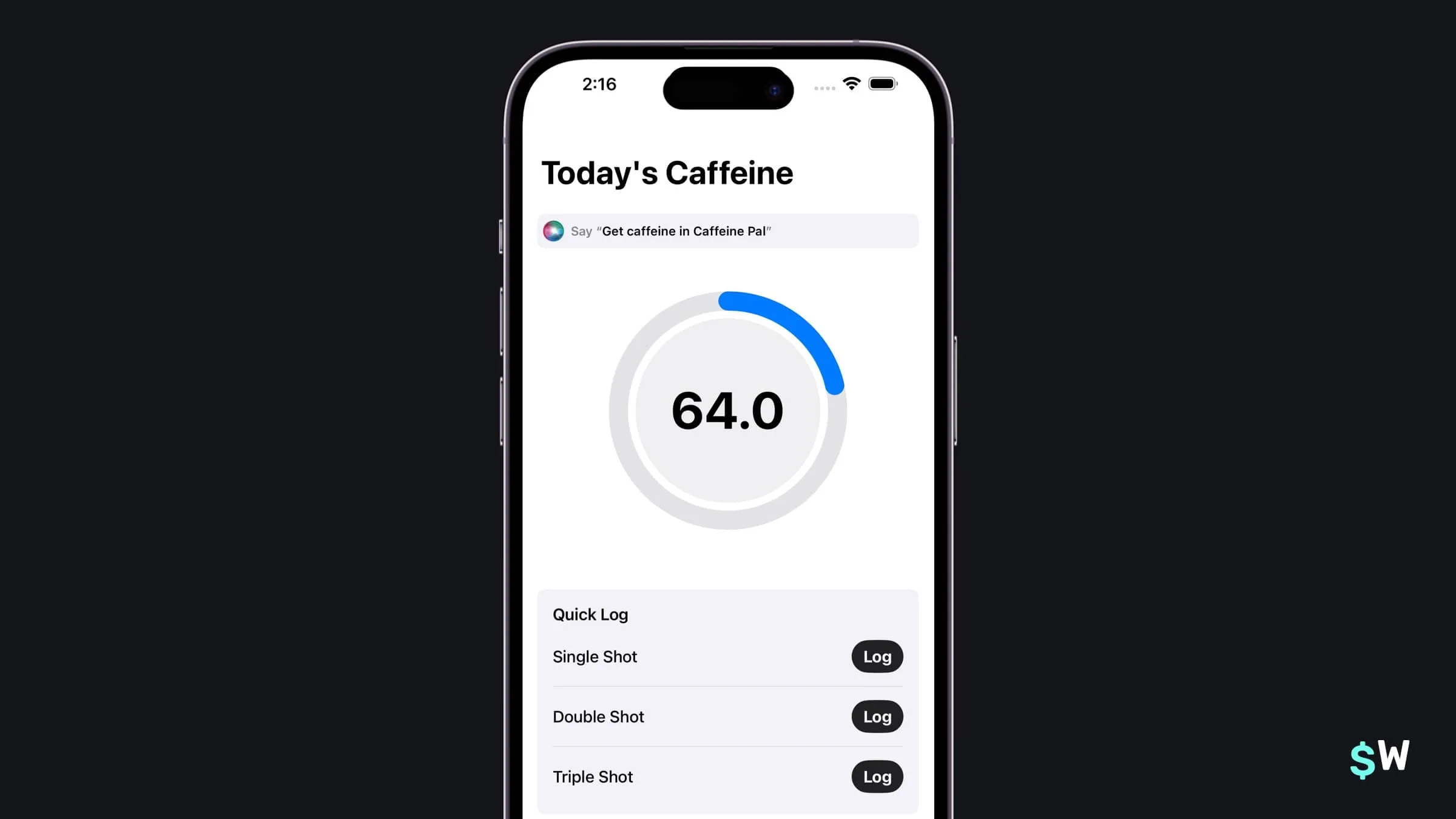 Caffeine Overview Tab