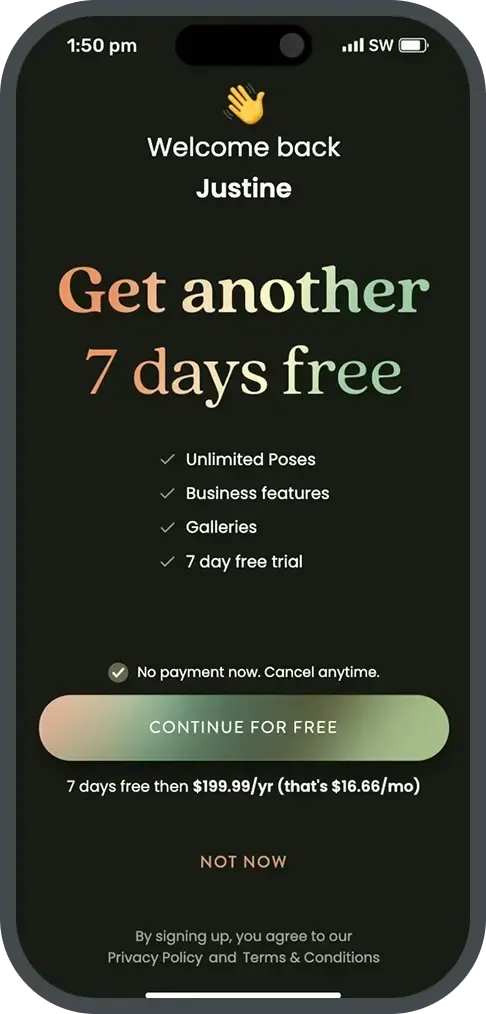 Unscripted paywall