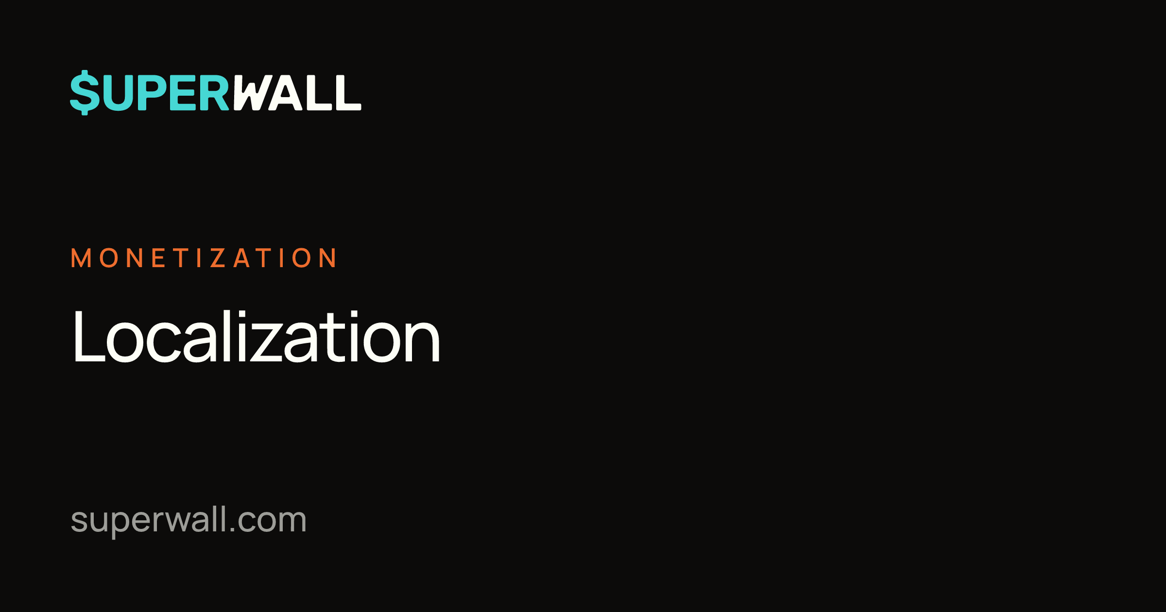 Localization | Superwall