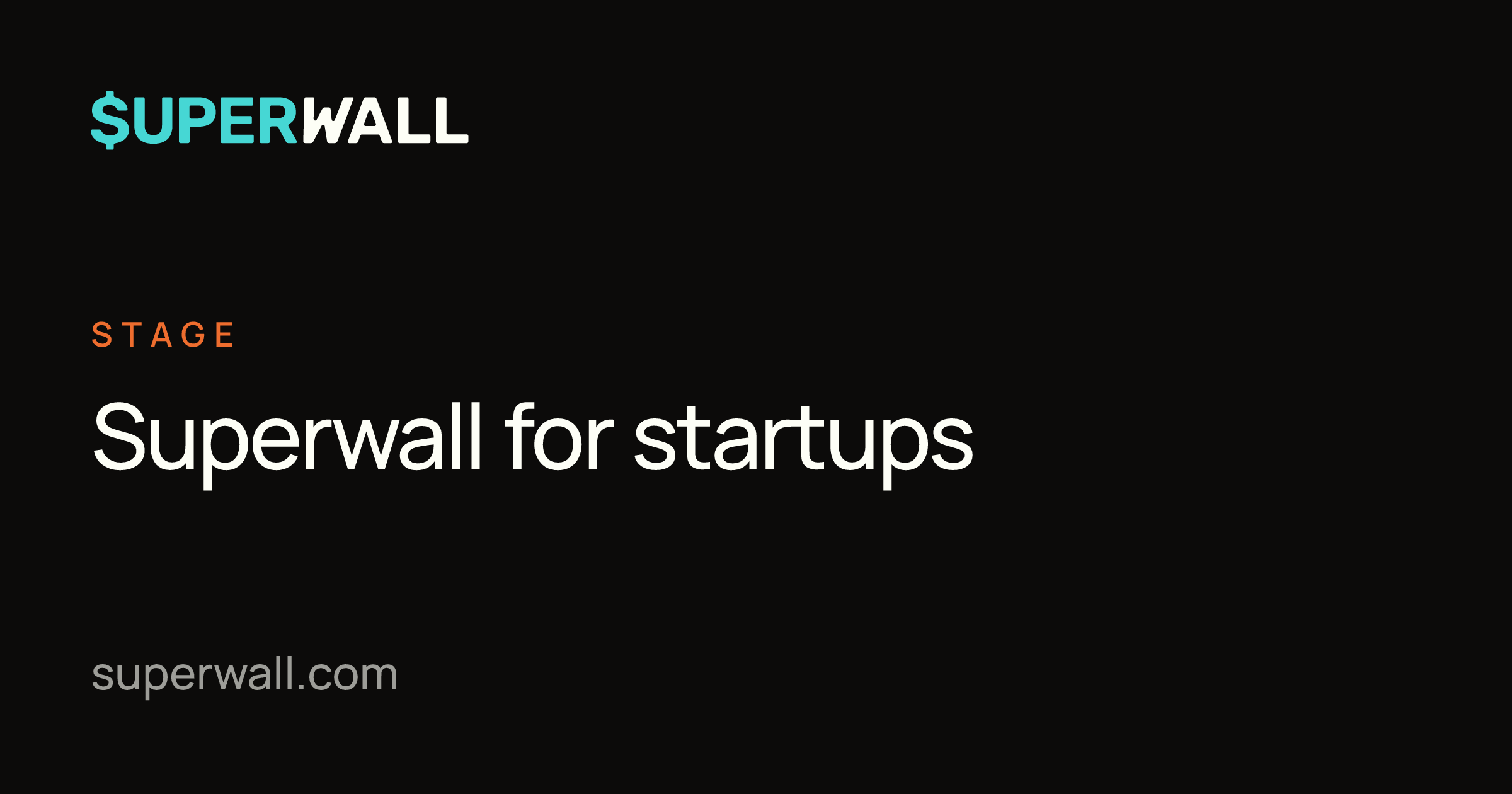 Superwall for startups | Superwall