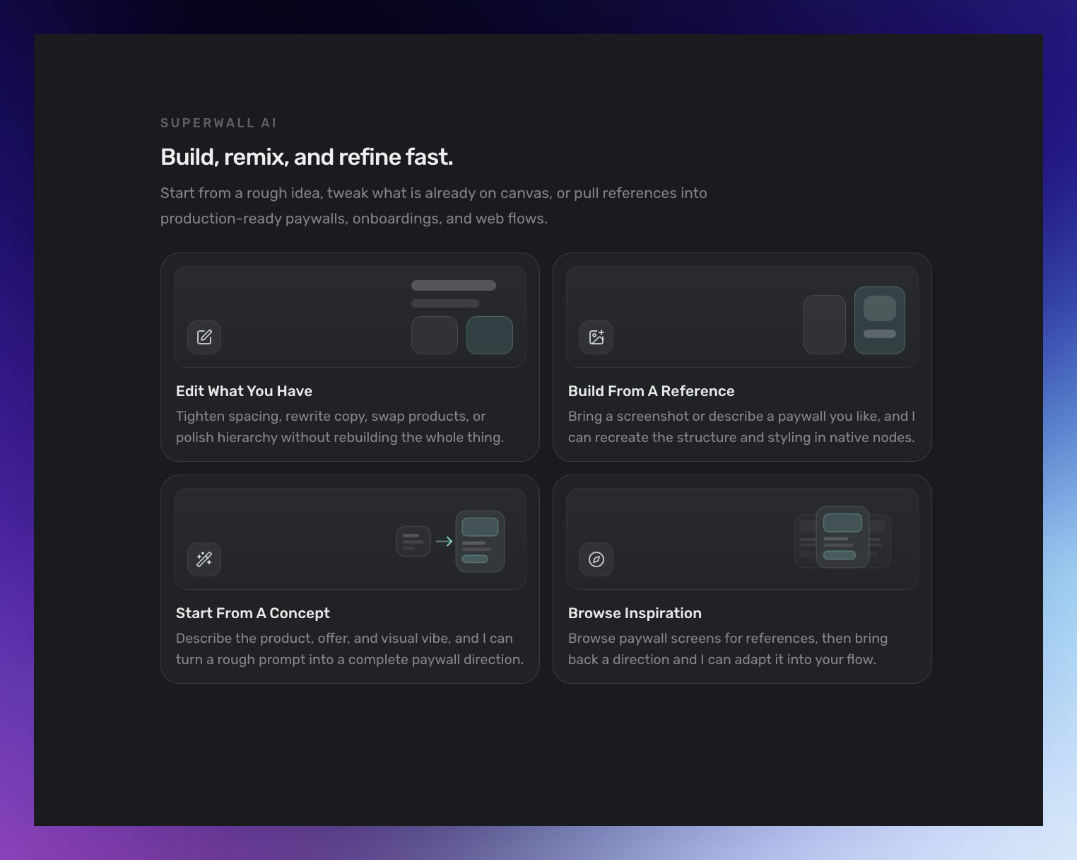 AI Chat starter prompt examples